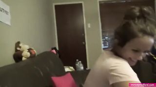 #17 Melody Radford BIG TIT AMATEUR TEEN School Girl Fucks Old Man to Sell Cookies as she is Desperate and Must sell her Last one