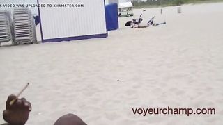 Voyeurchamp.com Exhibitionist Wife Alison Beach Voyeur Tease