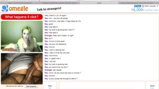 Lucky on Omegle # 14, Spinner Body Submissive Dirty Blonde Hair Slut