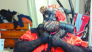 Tiger Zentai Crossdress Maid