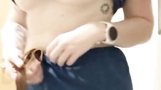 Nurse Shows Boobs and Ass during Lockdown