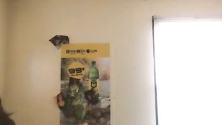 Boyfriend Fucks Sexy Green Eyed Girlfriend while Parents are Gone.