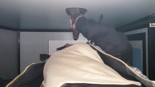 Amateur Ebony Teen Step Sis Caught Blowing BBC at Public Gloryhole