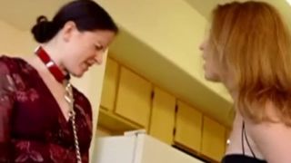 Mistress Slaps her Slave Girl and Forces her to Clean by Toungue