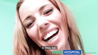 FakeHospital Spying on hot young babe having special treatment from the doctor pov creampie