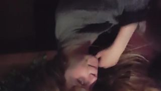 Sexy Babyfaced Teen Sucks Boyfriends Cock- Smiling after Making him Cum