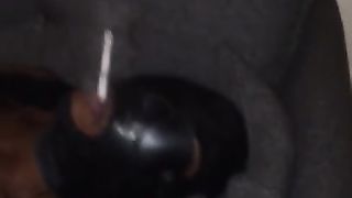 Smoking Leather Slave Girl