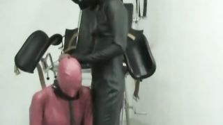 Heavy Latex Rubber Lesbians Lezdom Mouthgag Femdom Slave Girl Bondage