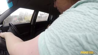 Fattie Rammed In Car