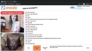 Omegle Teen Rachel Pleases me as my sub
