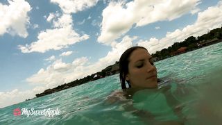Roadtrip Sucking, Flashing and Public Blowjob - Amateur Couple MySweetApple