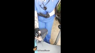 Nurse Home Visit: Tattooed Nurse Encourages Rehab Patient