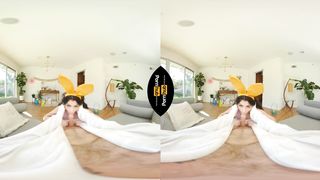 VR 180 - Easter Hunny Valentina Nappi Rides the Easter Bunny Jake Adams