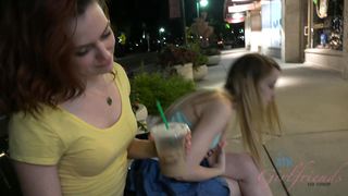 Lesbian teens having good time