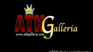 Busty amateur Karina White enjoys her morning fuck