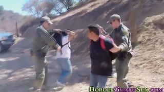 Caught latina throats rod