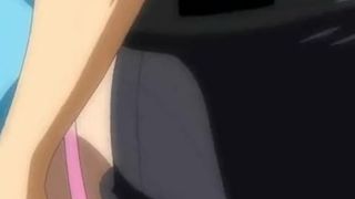 Sexy maid takes hard hentai stick