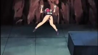 Captured maid gets both holes checked