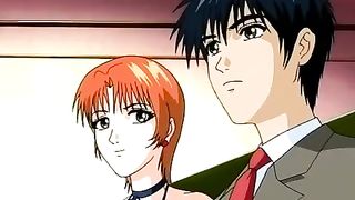 Hentai maid video with sexy pussies on piston