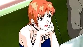 Hentai maid video with sexy pussies on piston