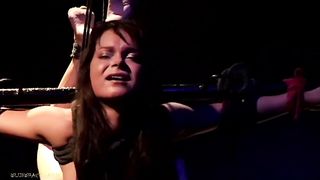 Mini fleshy slave slut punished hard in bdsm