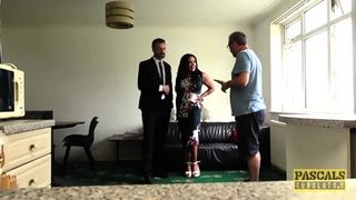 PASCALSSUBSLUTS - Nasty British MILF gets her holes slammed
