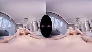 Big Cock Deep in Zazie Skymm's Throat Tight Pussy and Ass
