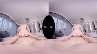 Big Cock Deep in Zazie Skymm's Throat Tight Pussy and Ass