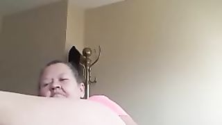 Granny fucking her ass