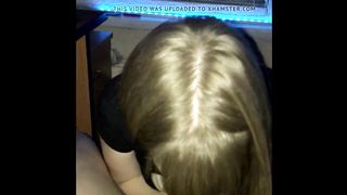 Fucked employee in a skirt after work