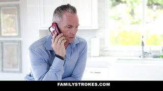 Family Strokes - Stepdaughter and Stepdad Caught Fucking by Mom