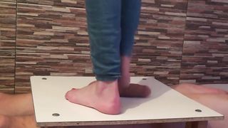 Barefeet Cock And Balls Trample Crushing