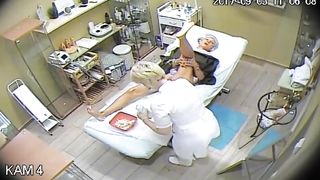 Exclusive video, beauty salon, pussy, ass, Tits