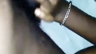 Ebony teen rides cock hardcore