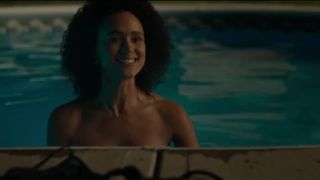 Nathalie Emmanuel, Britt lower - Holly Slept Over(2020) Hot Nude Sex Scene
