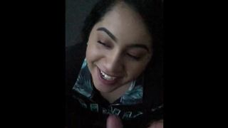 Cute Teen Sucks Dick at School