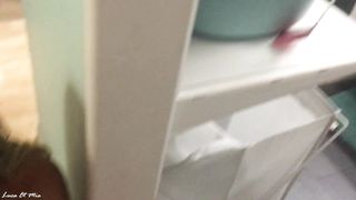 Risky Public Fuck at IKEA - we get Caught ! French Amateur